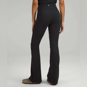 Lululemon Groove Pant Flare Super High-Rise *Nulu, Black, size 4